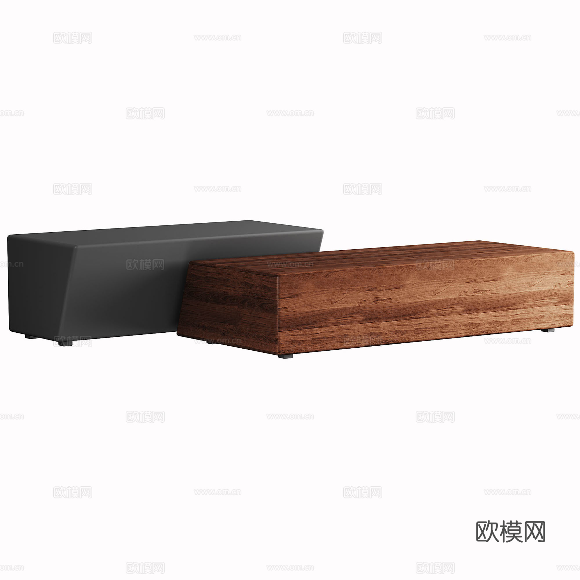 现代客厅沙发 茶几 组合茶几3d模型