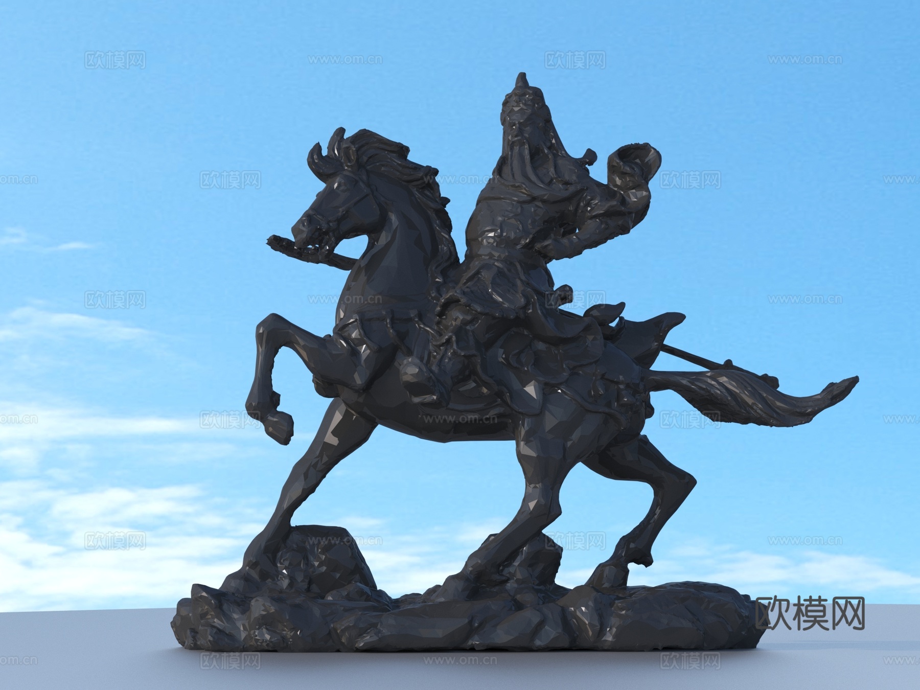 雕像 名人雕塑3d模型