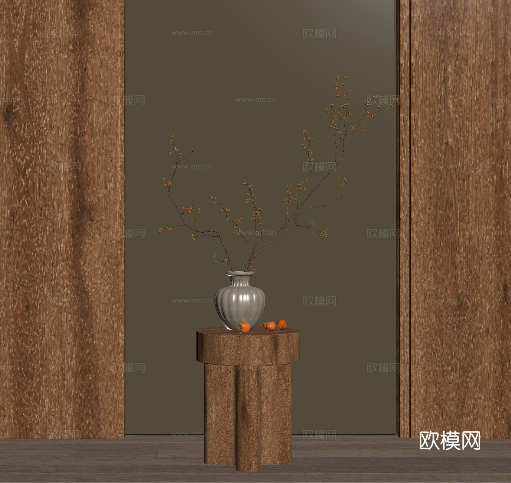 花瓶 花卉 花艺su模型