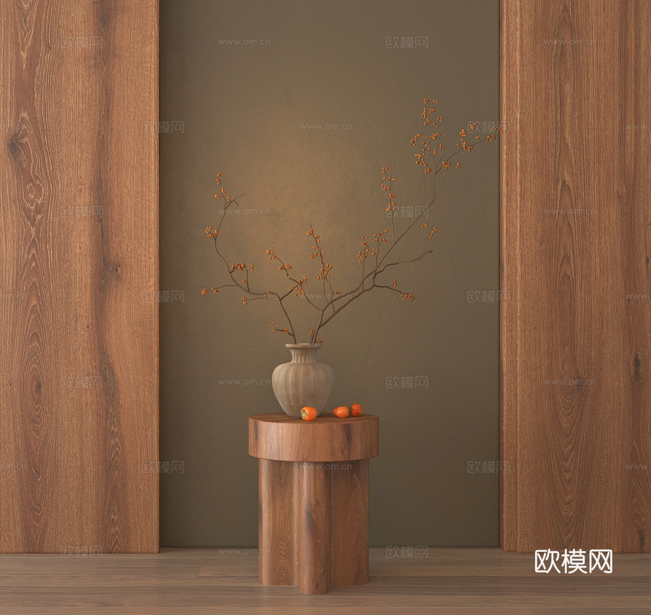 花瓶 花卉 花艺su模型