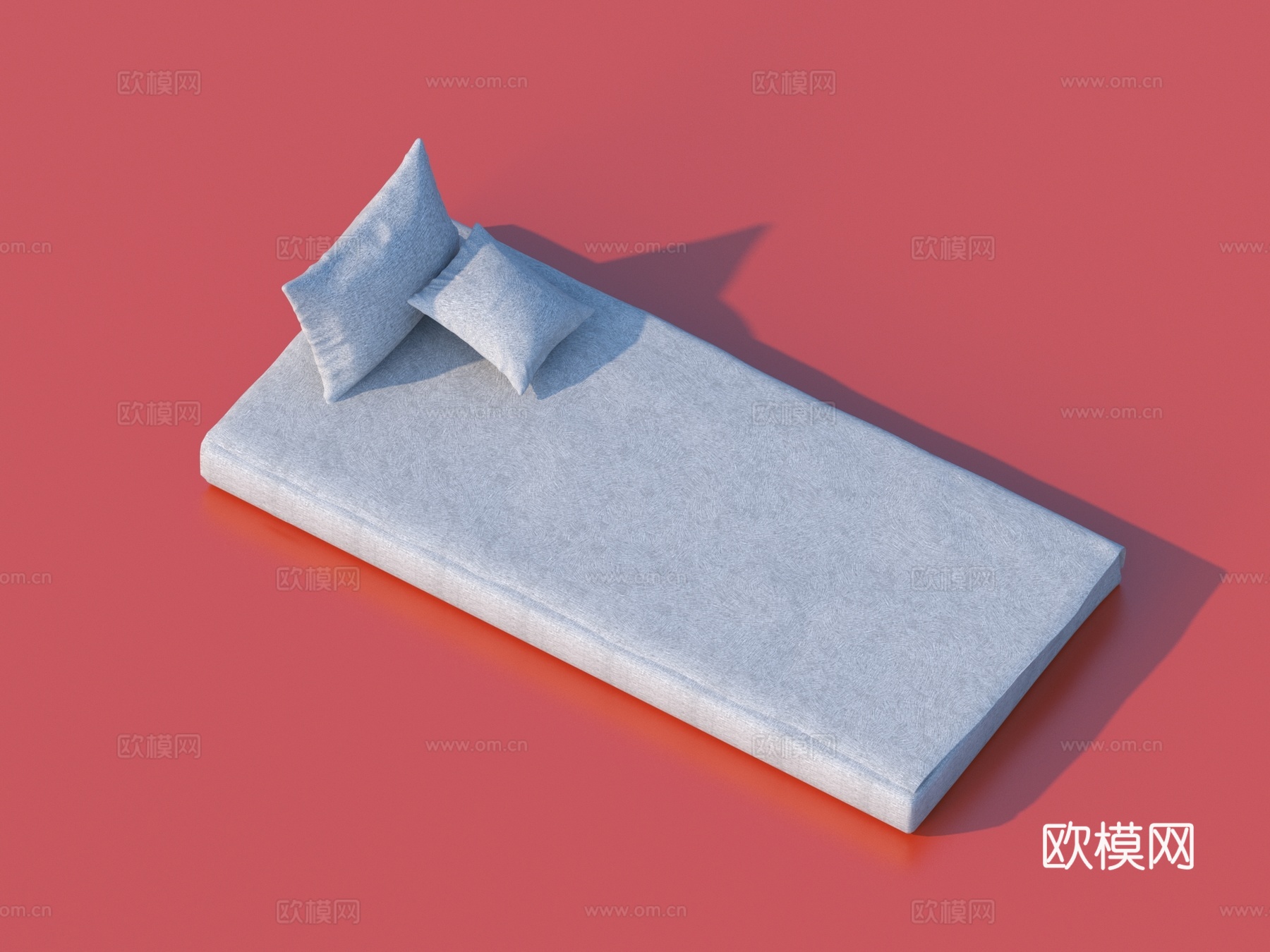 枕头 床垫 垫子 坐垫 弹簧垫3d模型