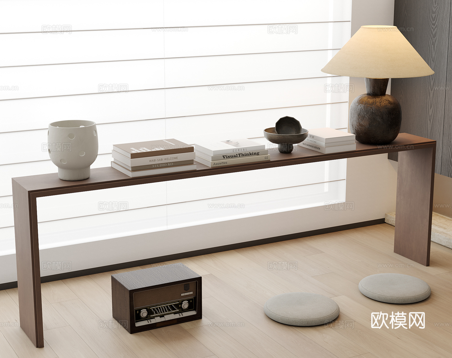 现代装饰品摆件su模型