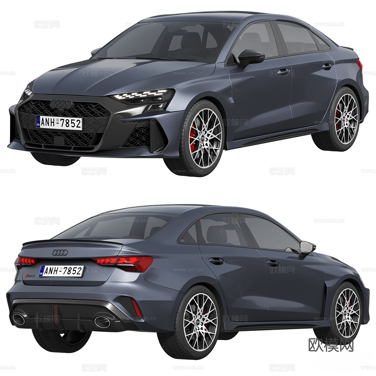 奥迪 RS3 轿车 20253d模型