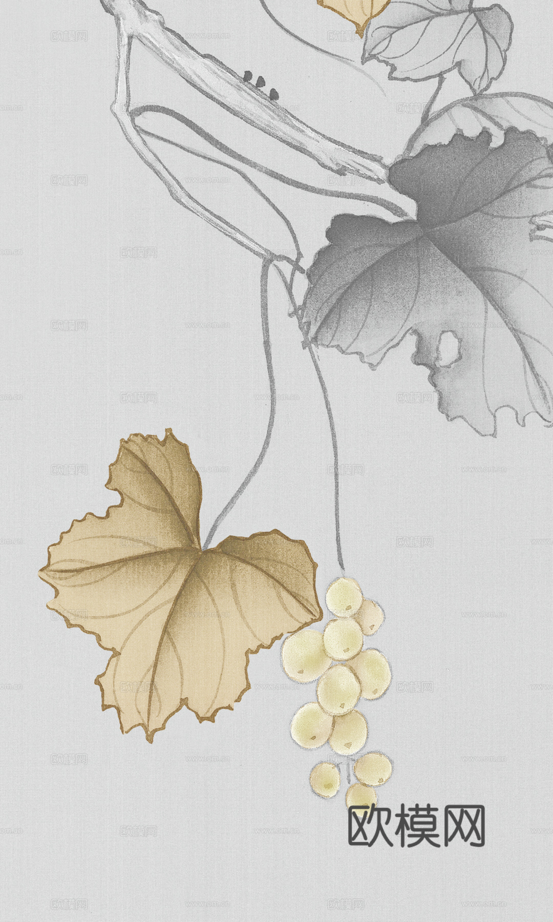 新中式花鸟壁纸