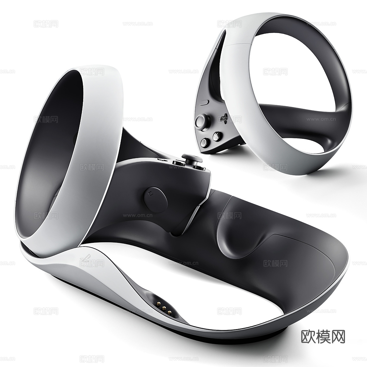 索尼PS5游戏机3d模型