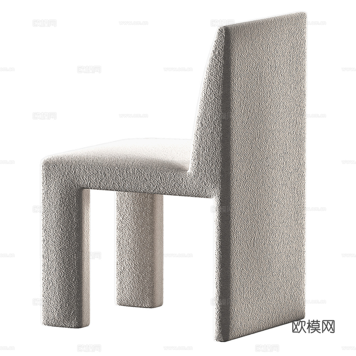 现代奶油风 Martin 椅子3d模型