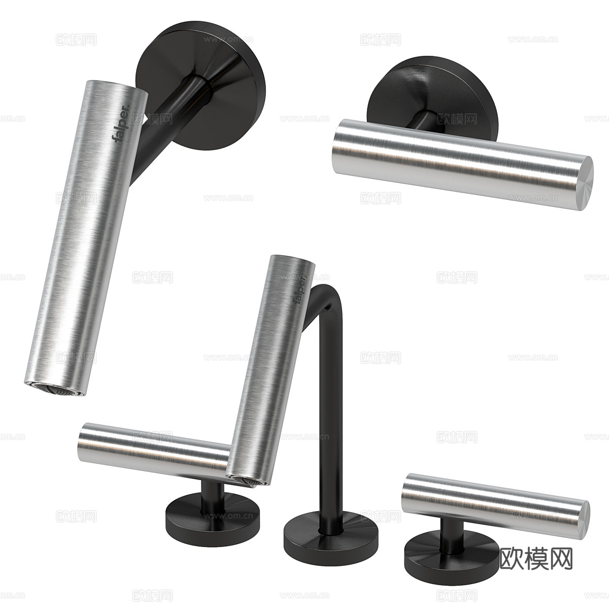 现代 FALPER CILINDRO 水龙头套装3d模型