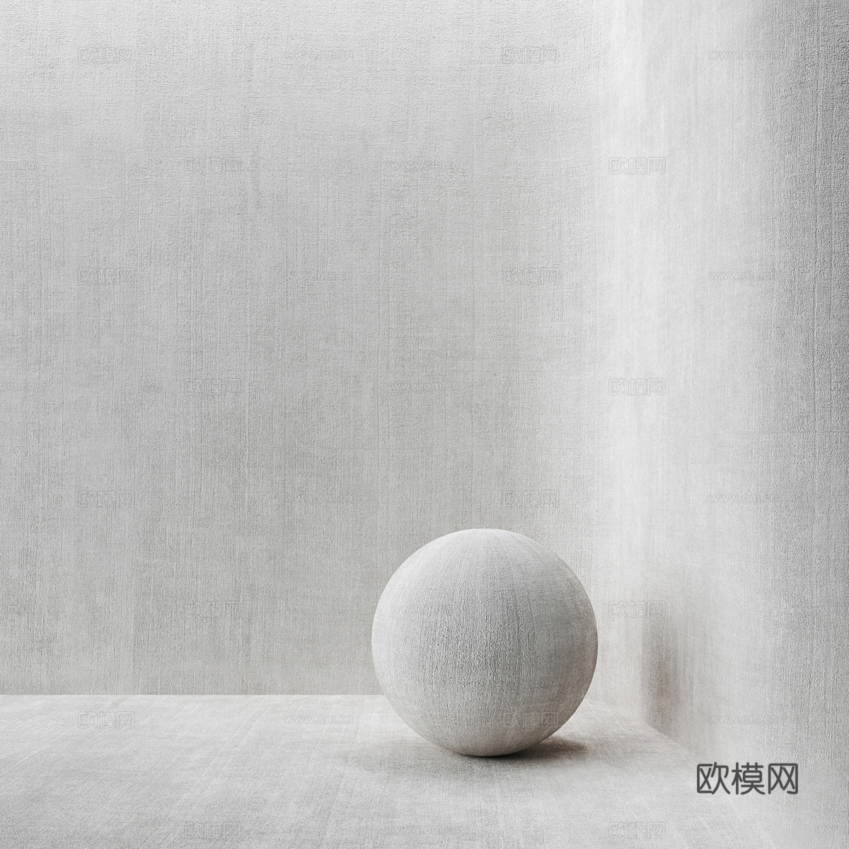 现代无缝地毯3d模型