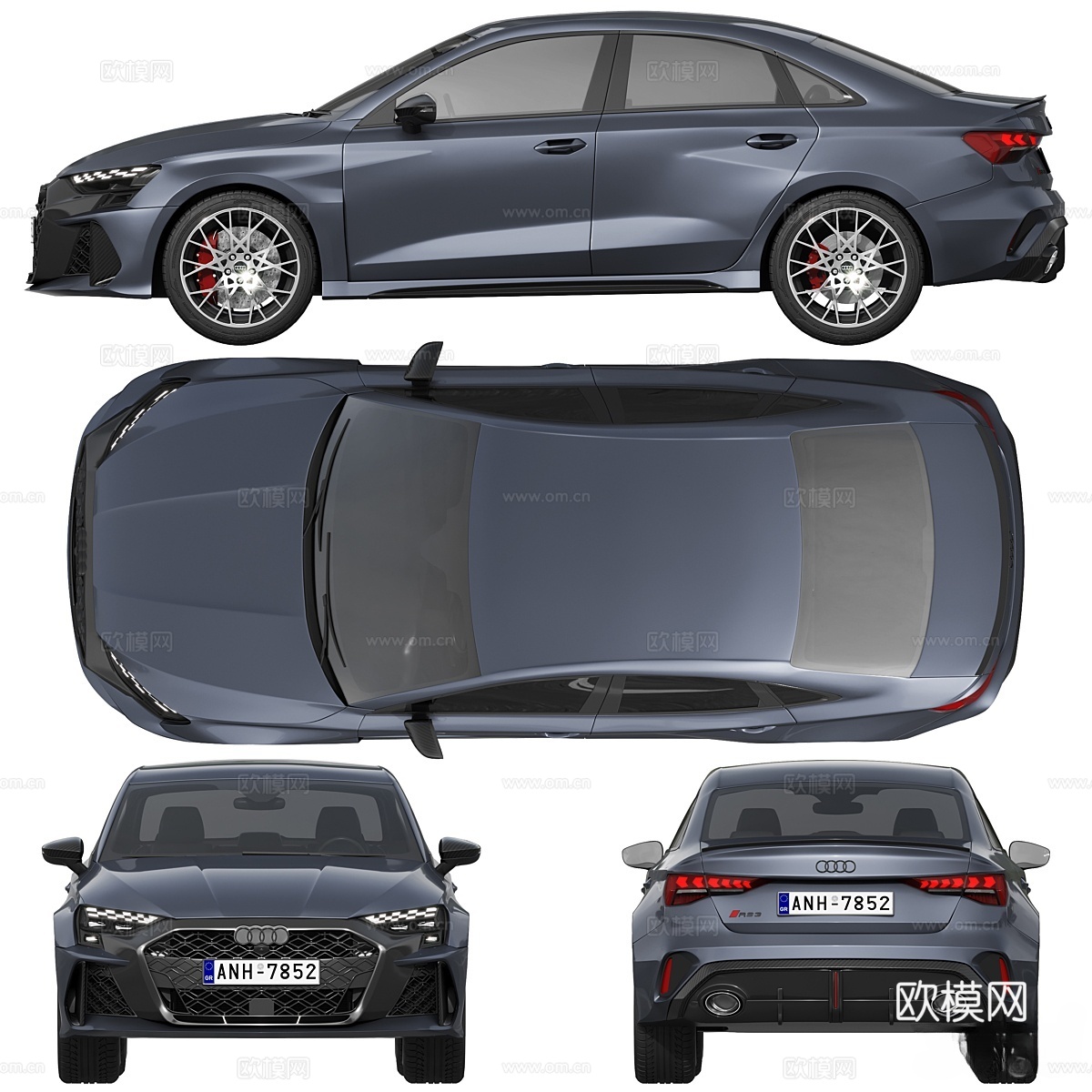 奥迪 RS3 轿车 20253d模型