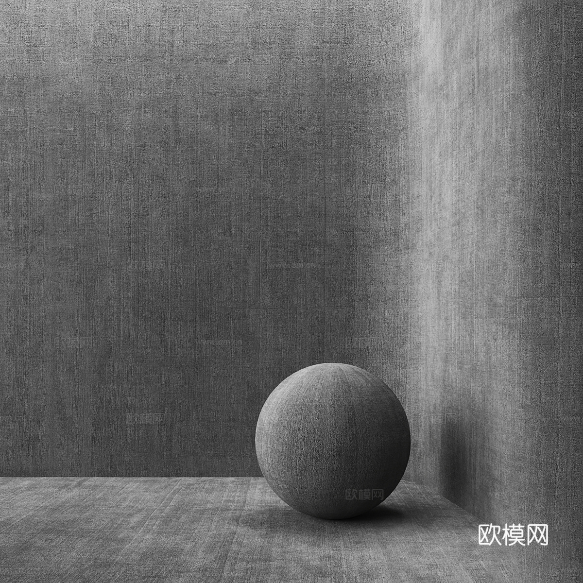 现代无缝地毯3d模型