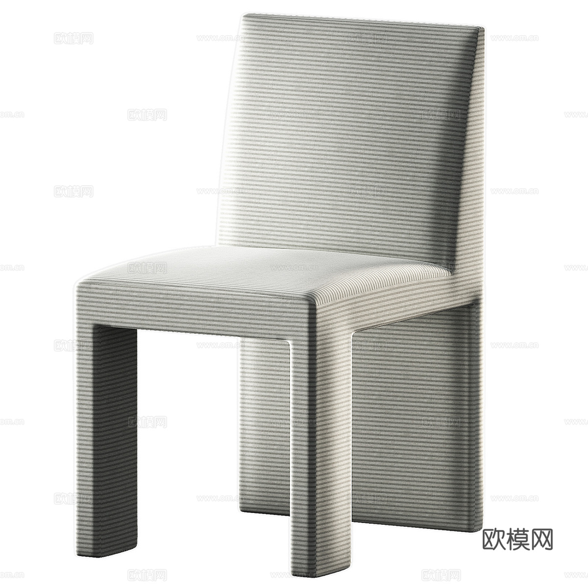 现代奶油风 Martin 椅子3d模型