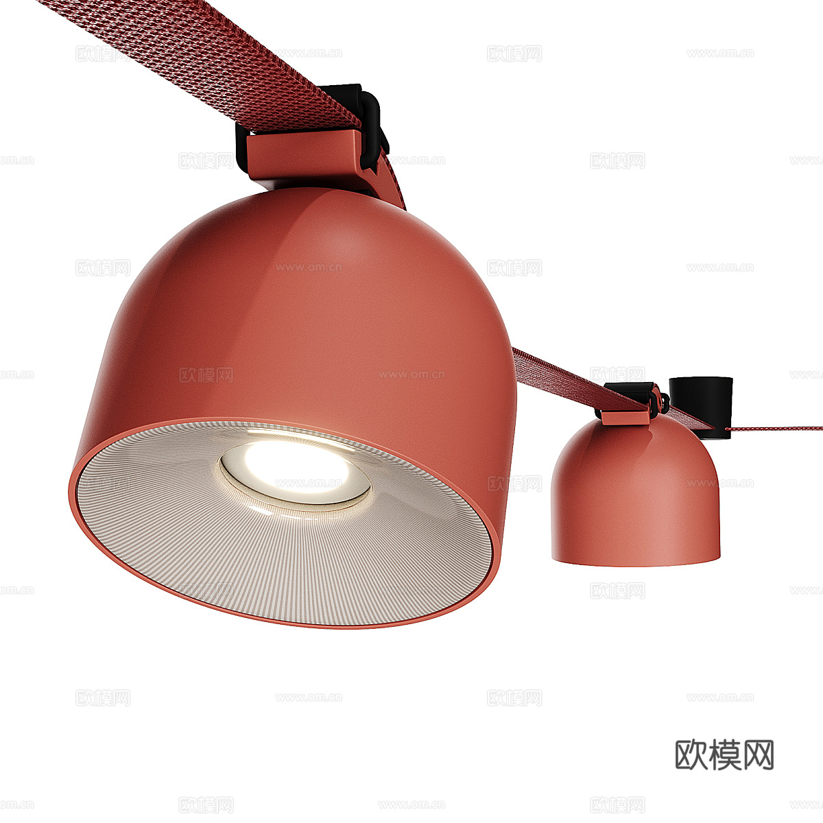 现代轻奢极简 Plusminus 装饰吊灯3d模型