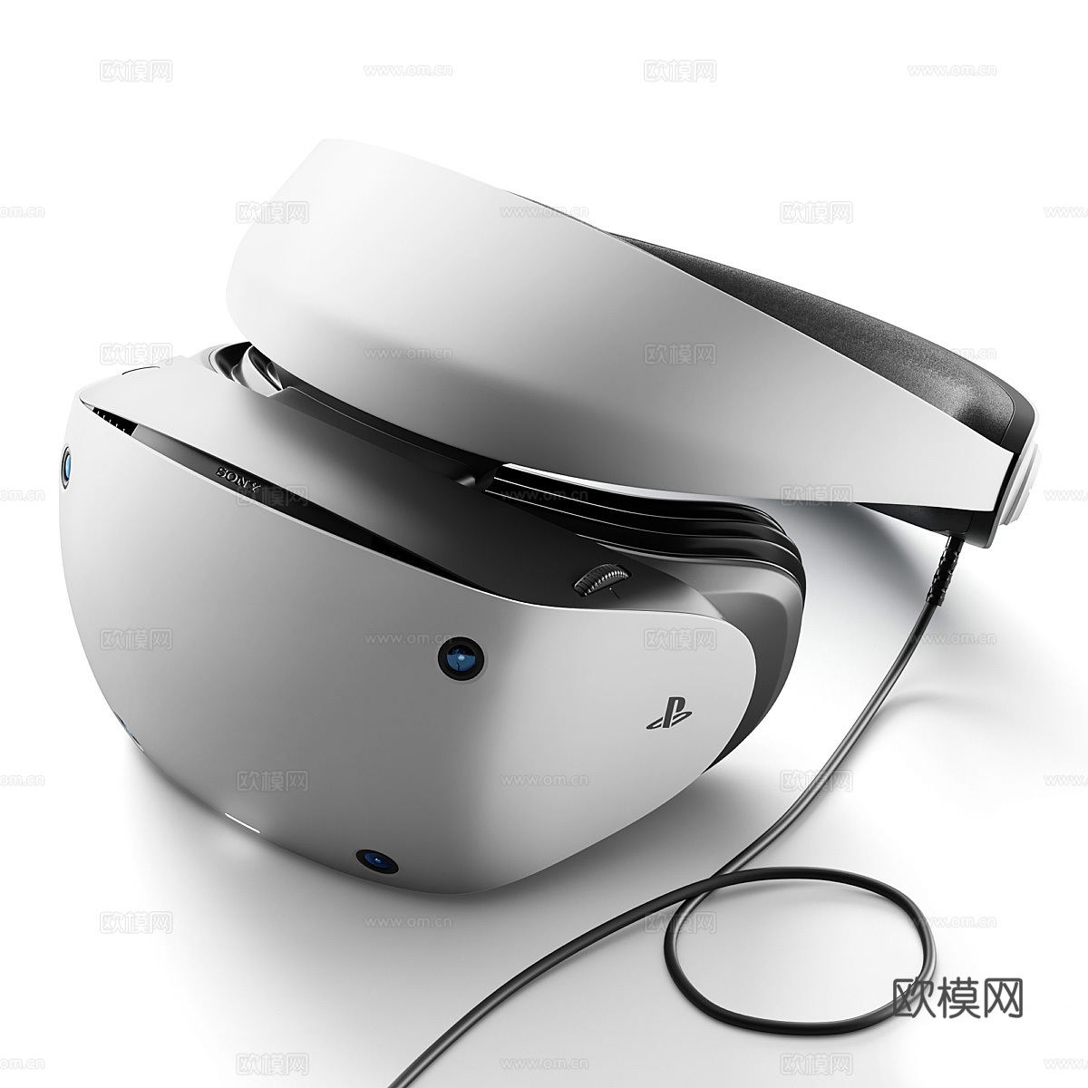 索尼PS5游戏机3d模型