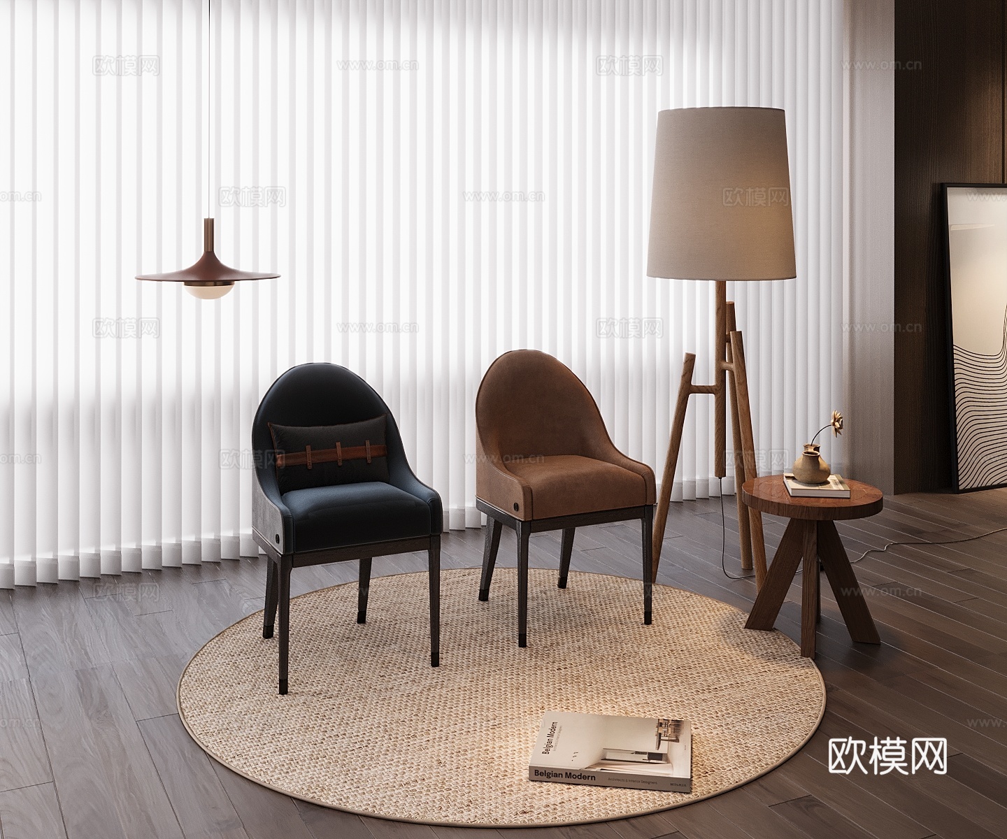 现代单椅3d模型