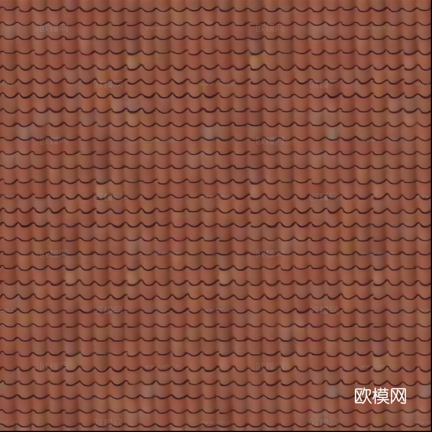 屋顶瓦片贴图