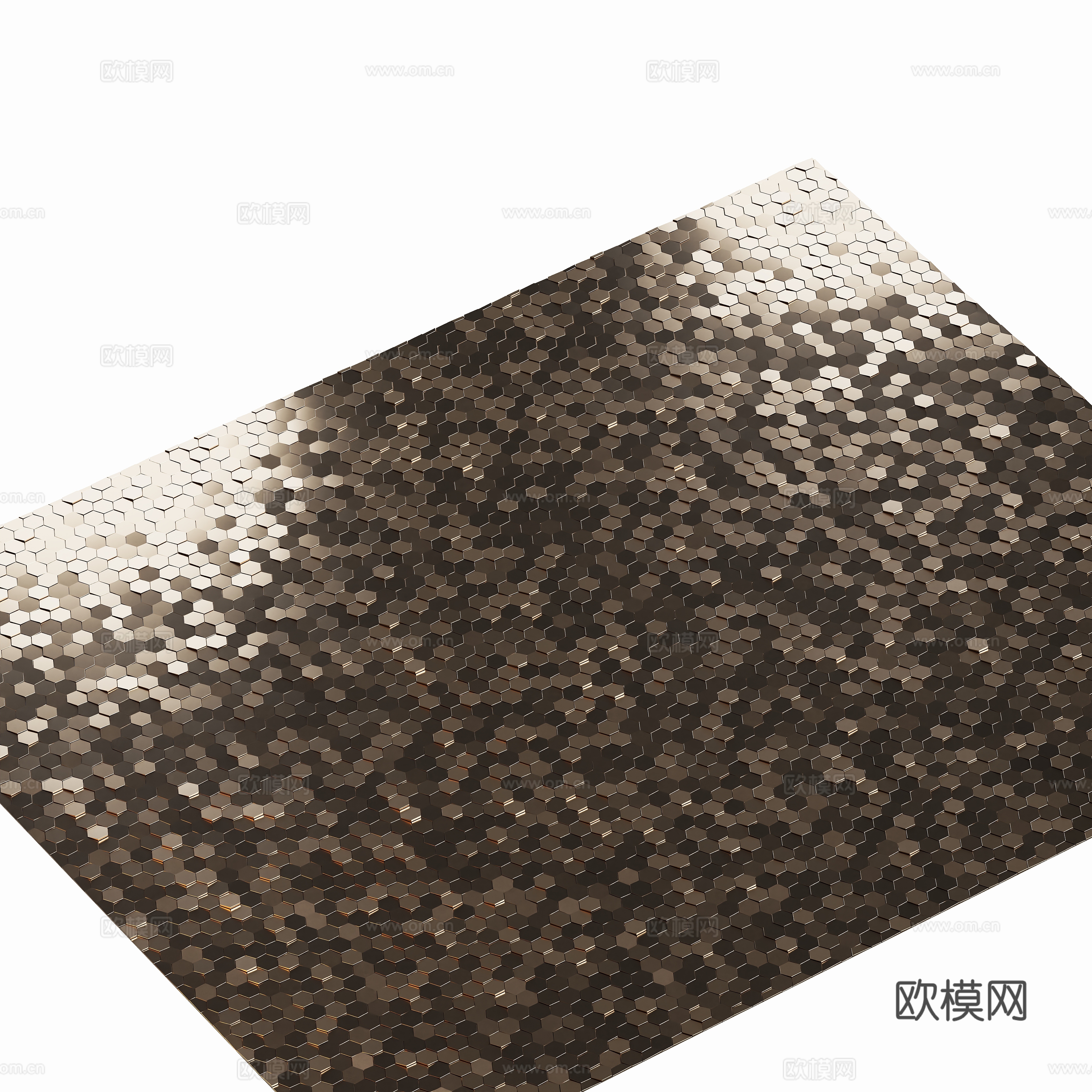 现代金属马赛克su模型