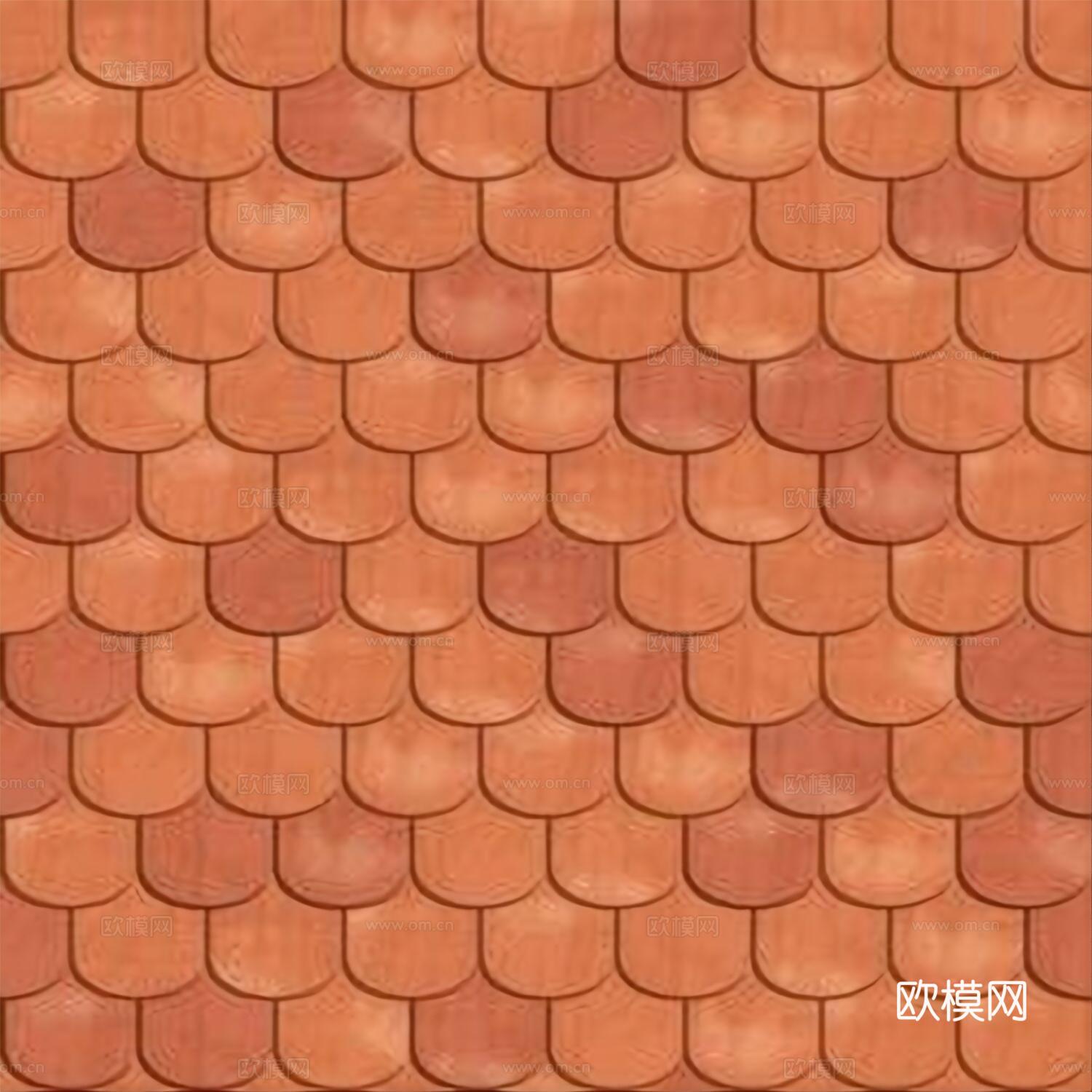 屋顶瓦片贴图