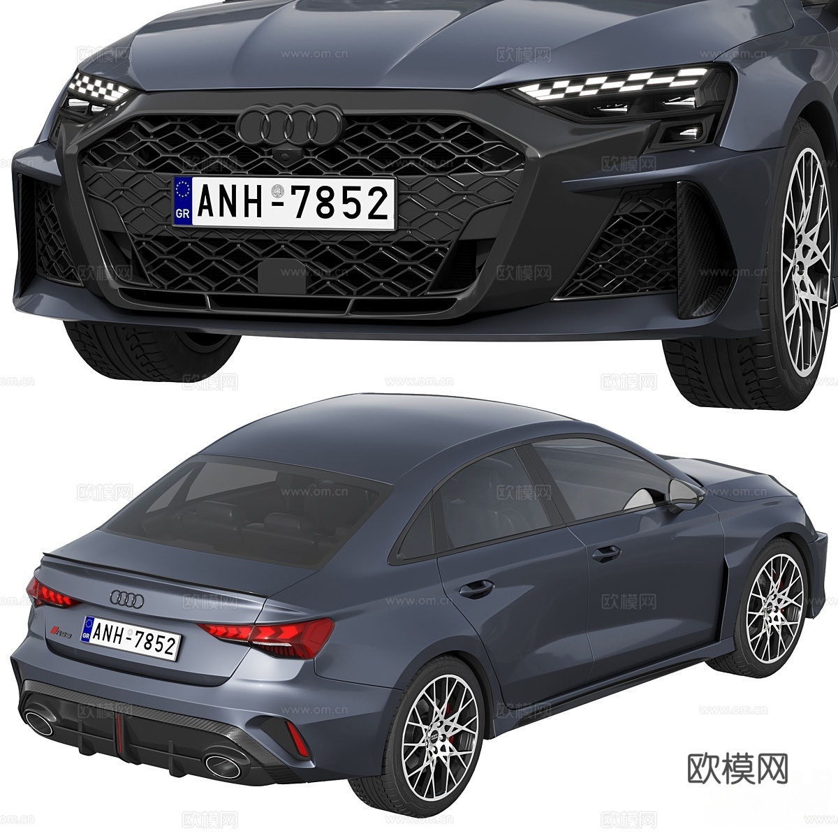 奥迪 RS3 轿车 20253d模型