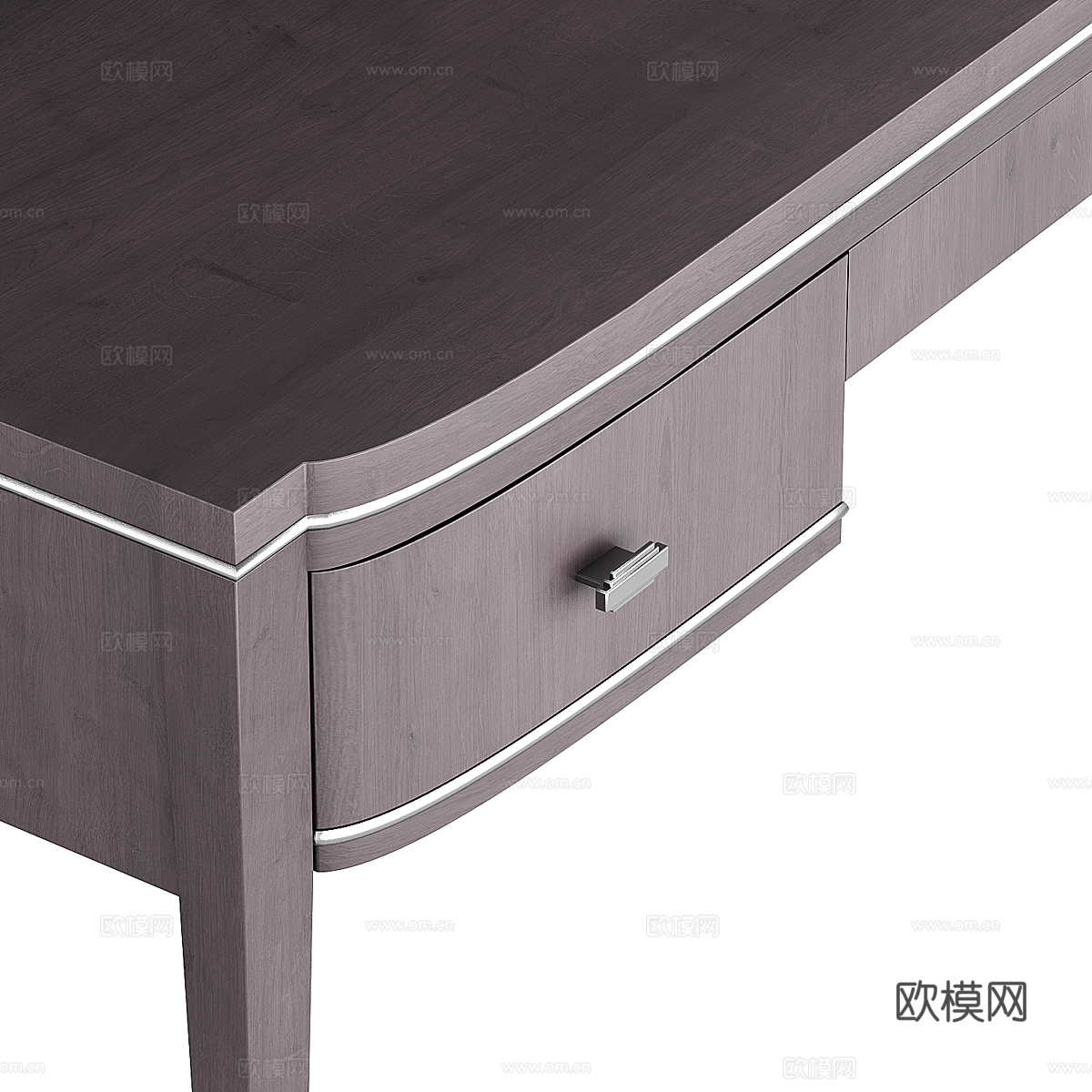 新中式 Grand 书桌3d模型
