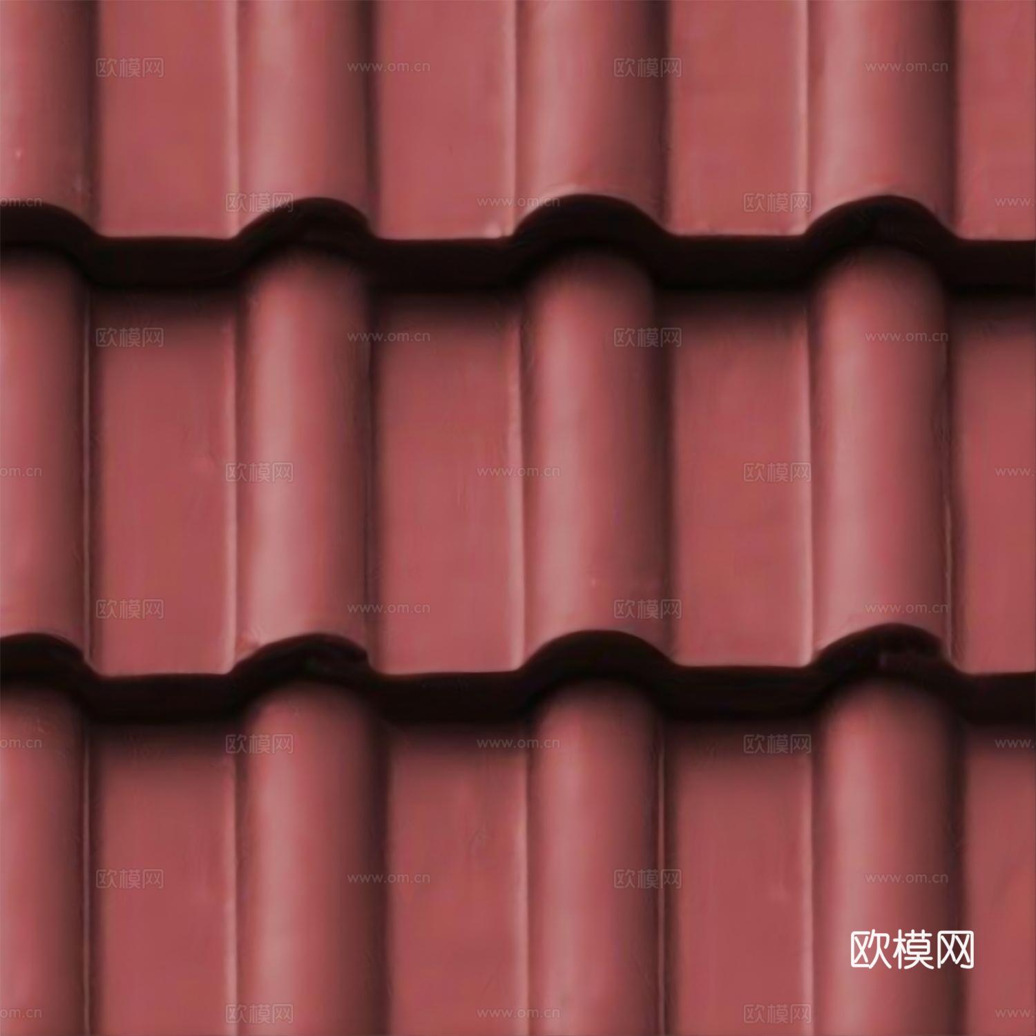 屋顶瓦片贴图