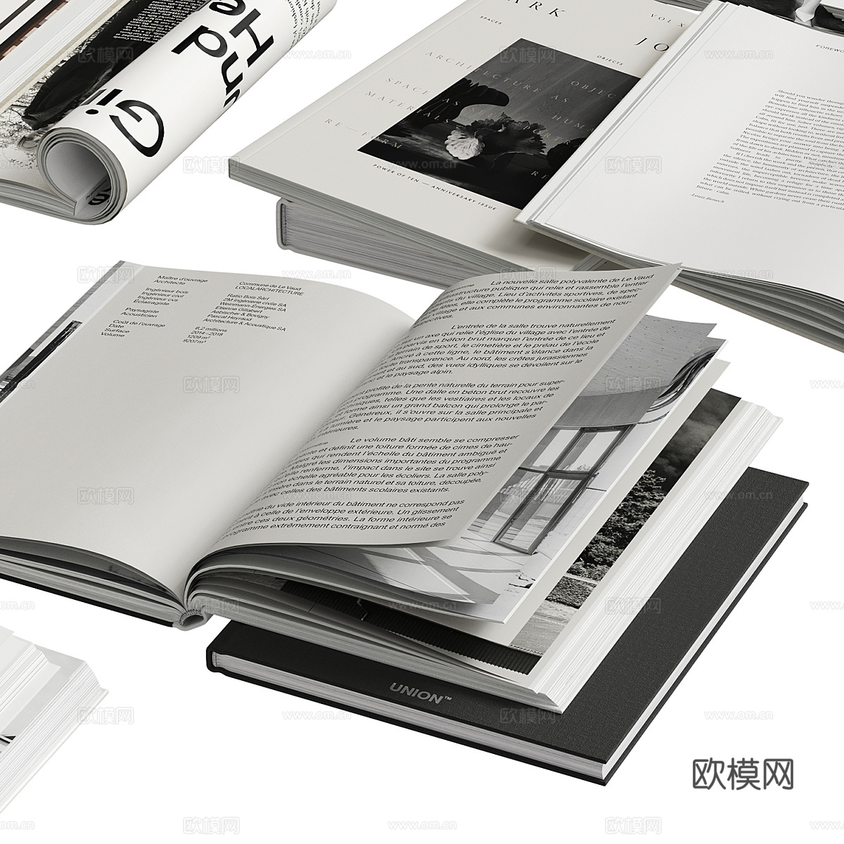 书籍 杂志3d模型