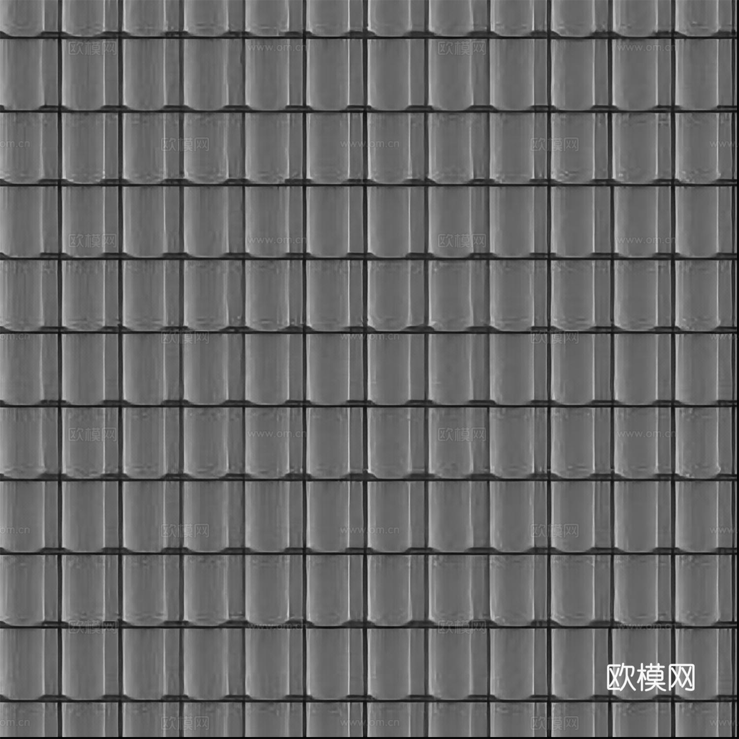 屋顶瓦片贴图下载