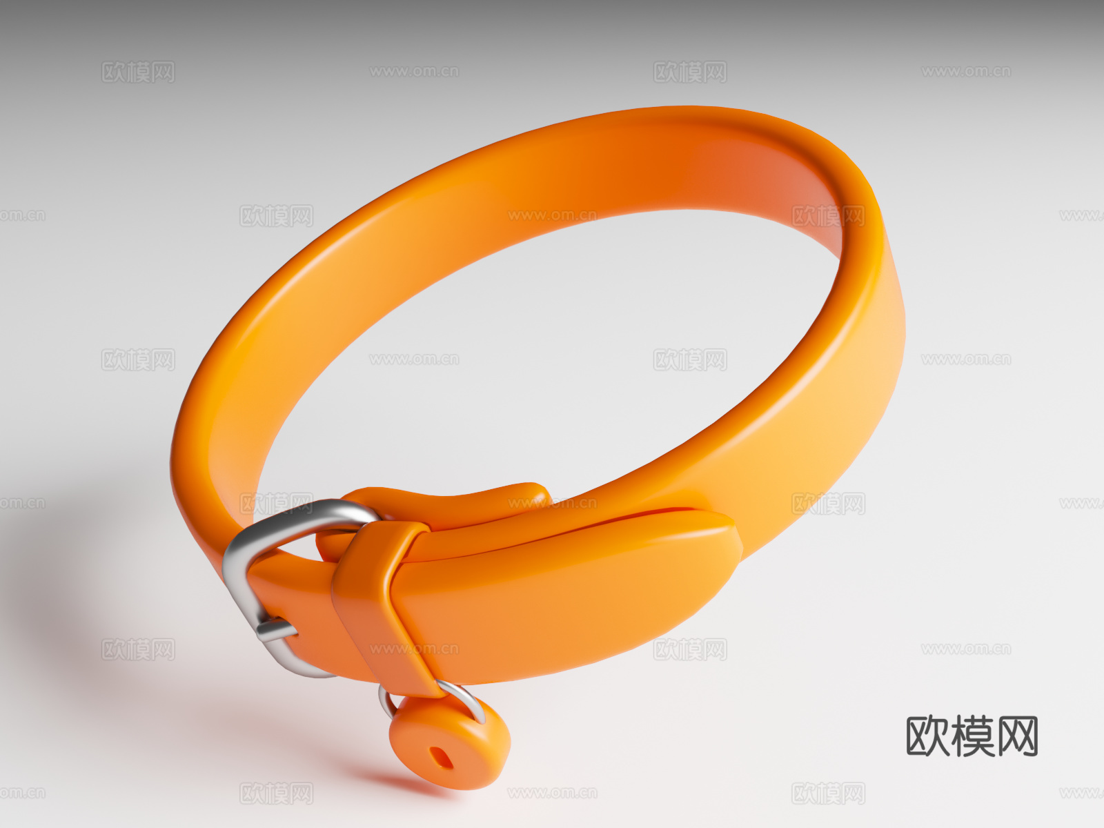 卡通风格宠物用品 卡通宠物用品狗粮 项圈 狗窝 背包 骨头3d模型