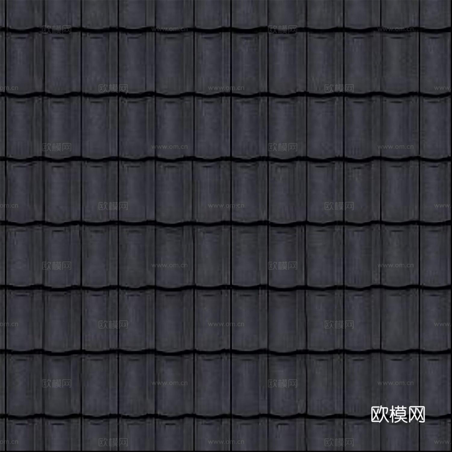 屋顶瓦片贴图