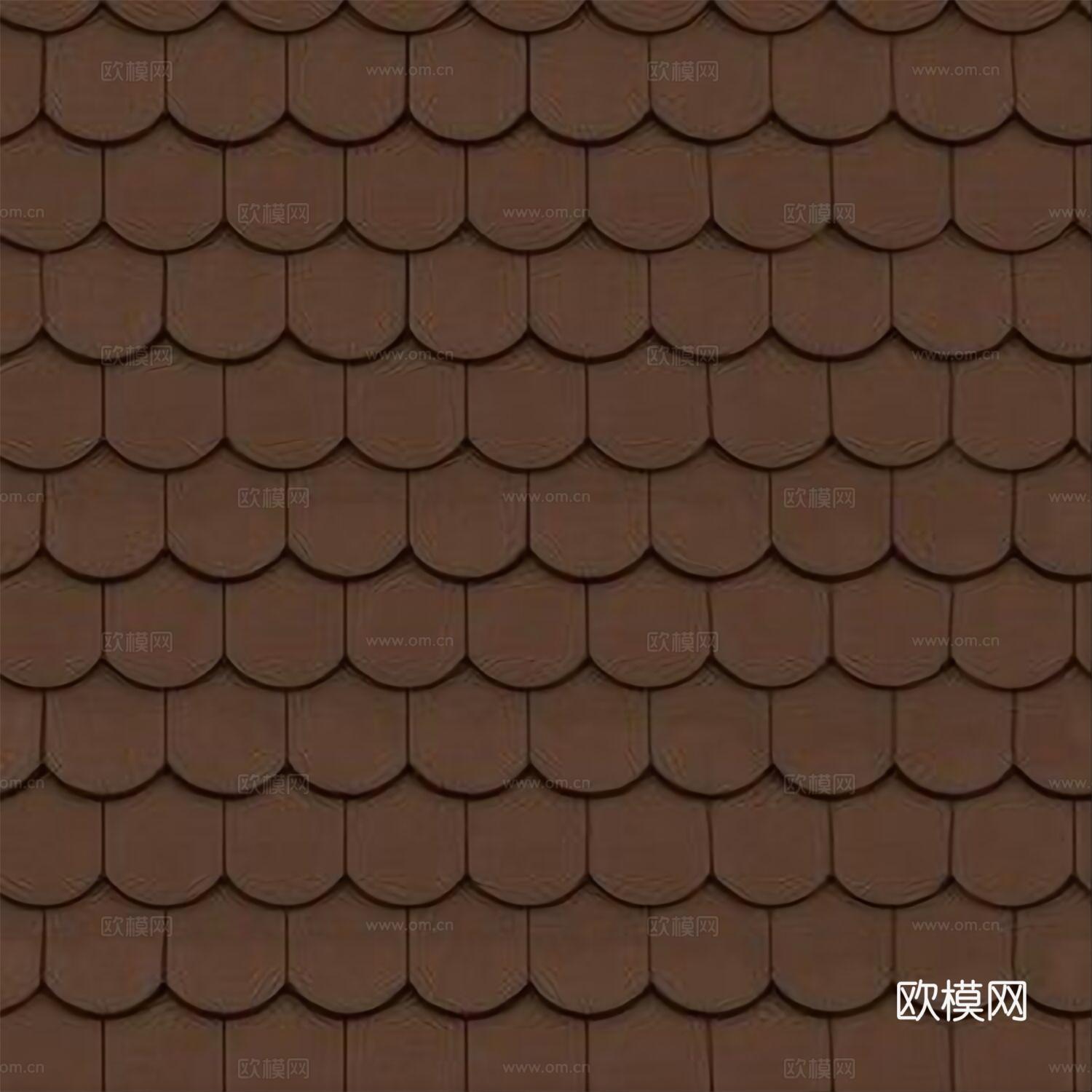 屋顶瓦片贴图