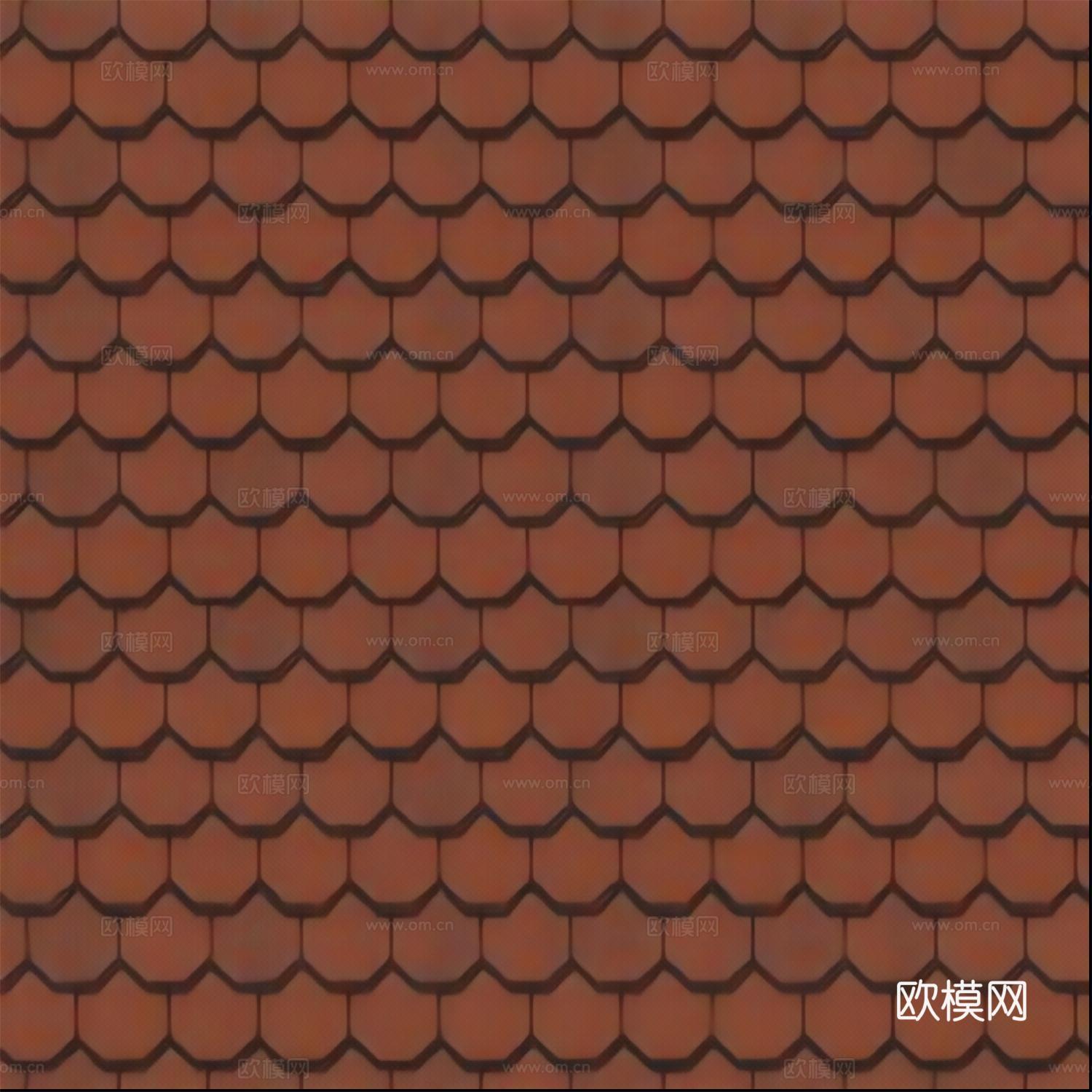 屋顶瓦片贴图