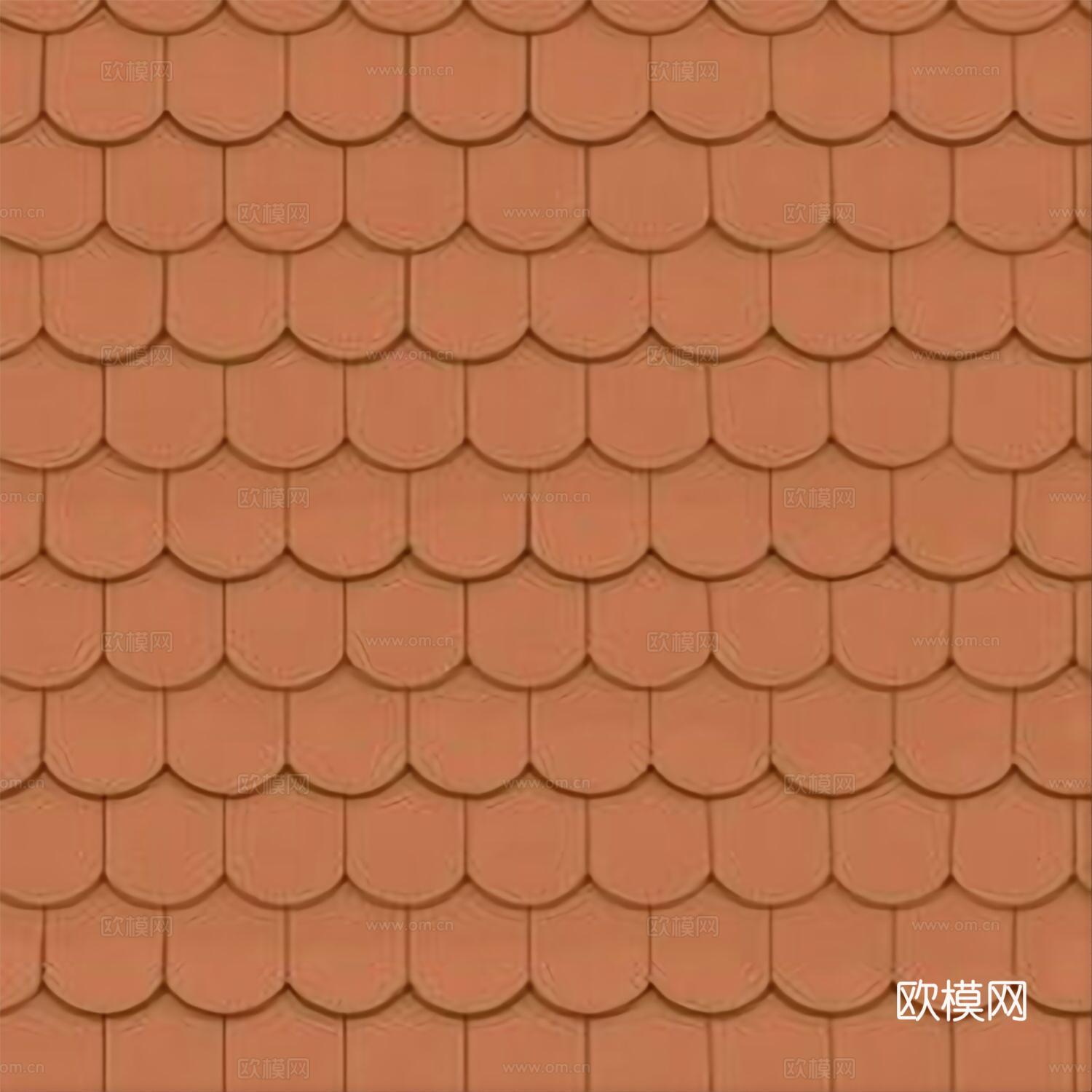 屋顶瓦片贴图下载