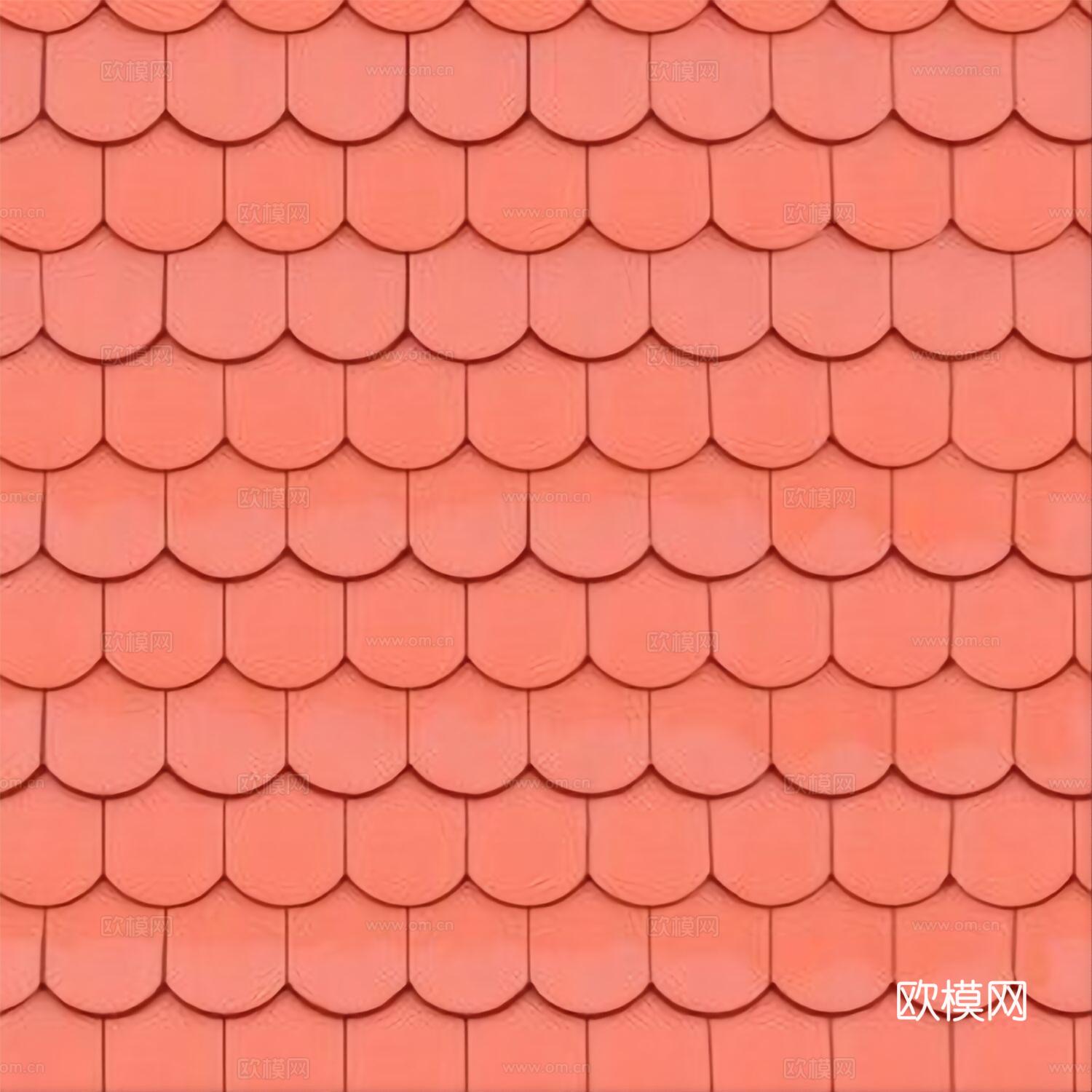 屋顶瓦片贴图