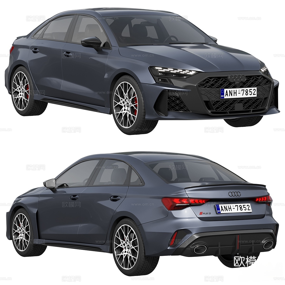 奥迪 RS3 轿车 20253d模型