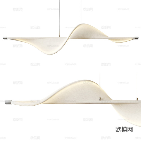 新中式 Edano 装饰吊灯3d模型下载(渲染图1)