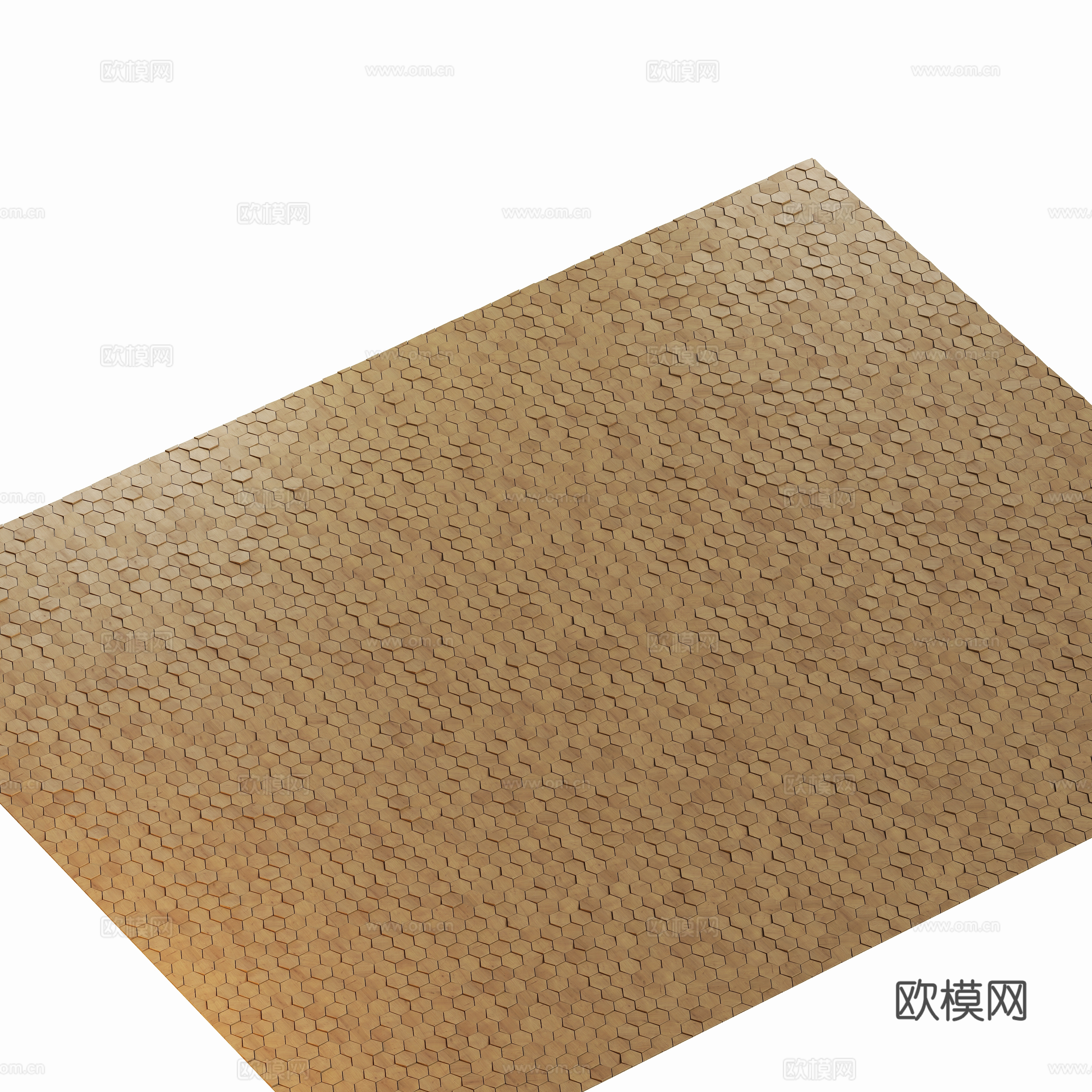 现代金属马赛克3d模型