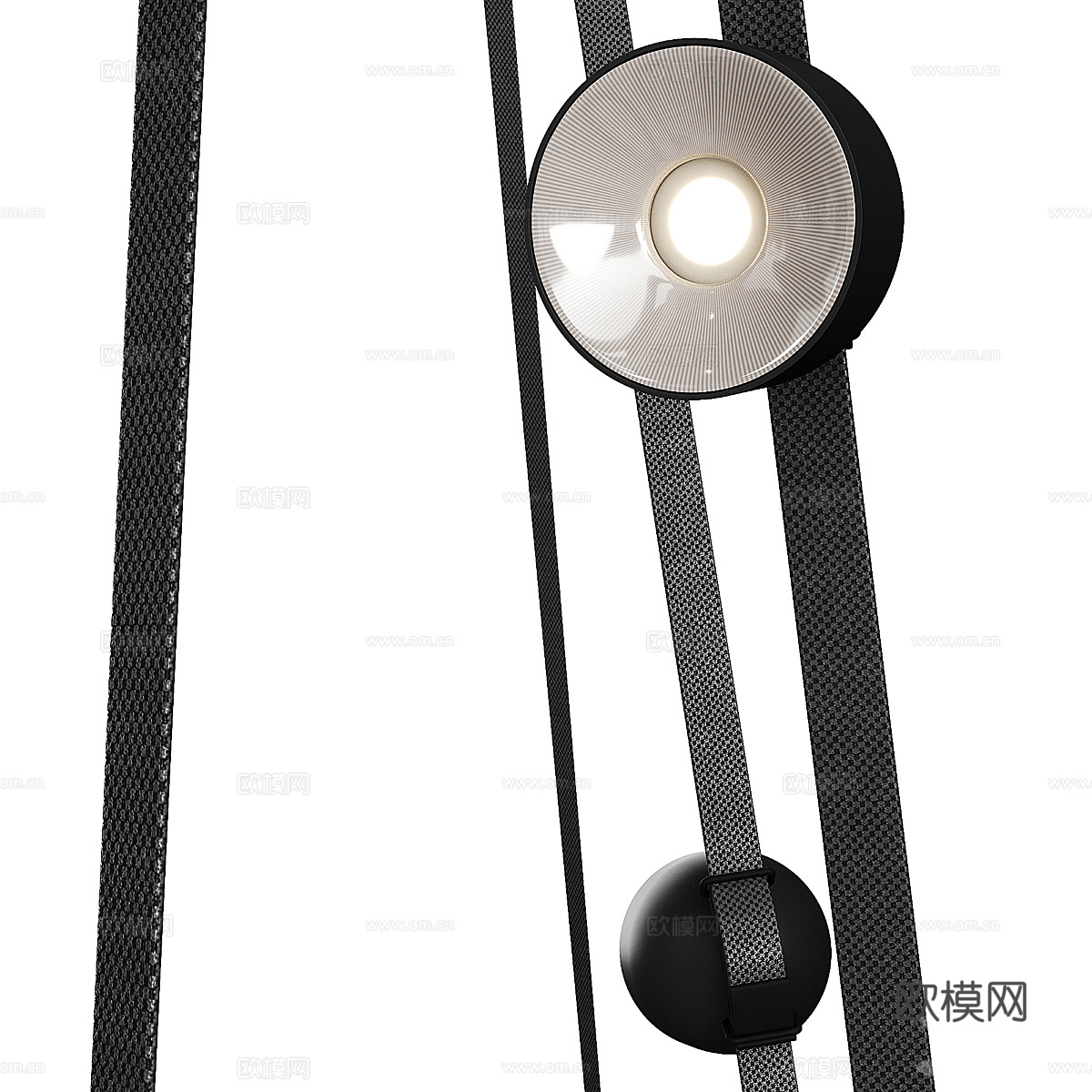 现代轻奢极简 Plusminus 装饰吊灯3d模型
