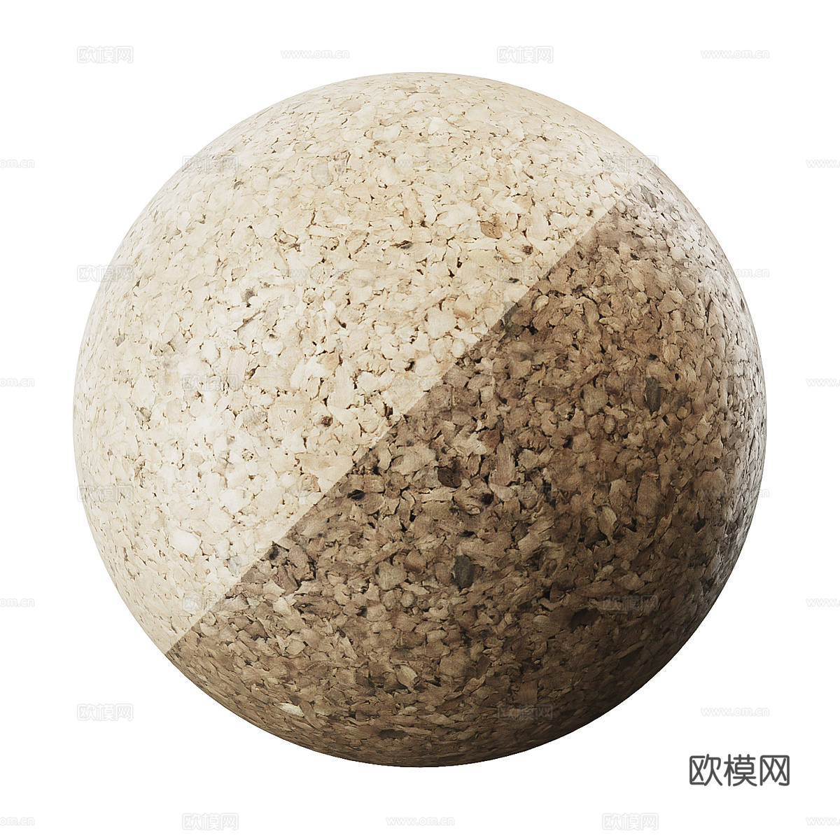 木饰面 无缝橡木材料3d模型
