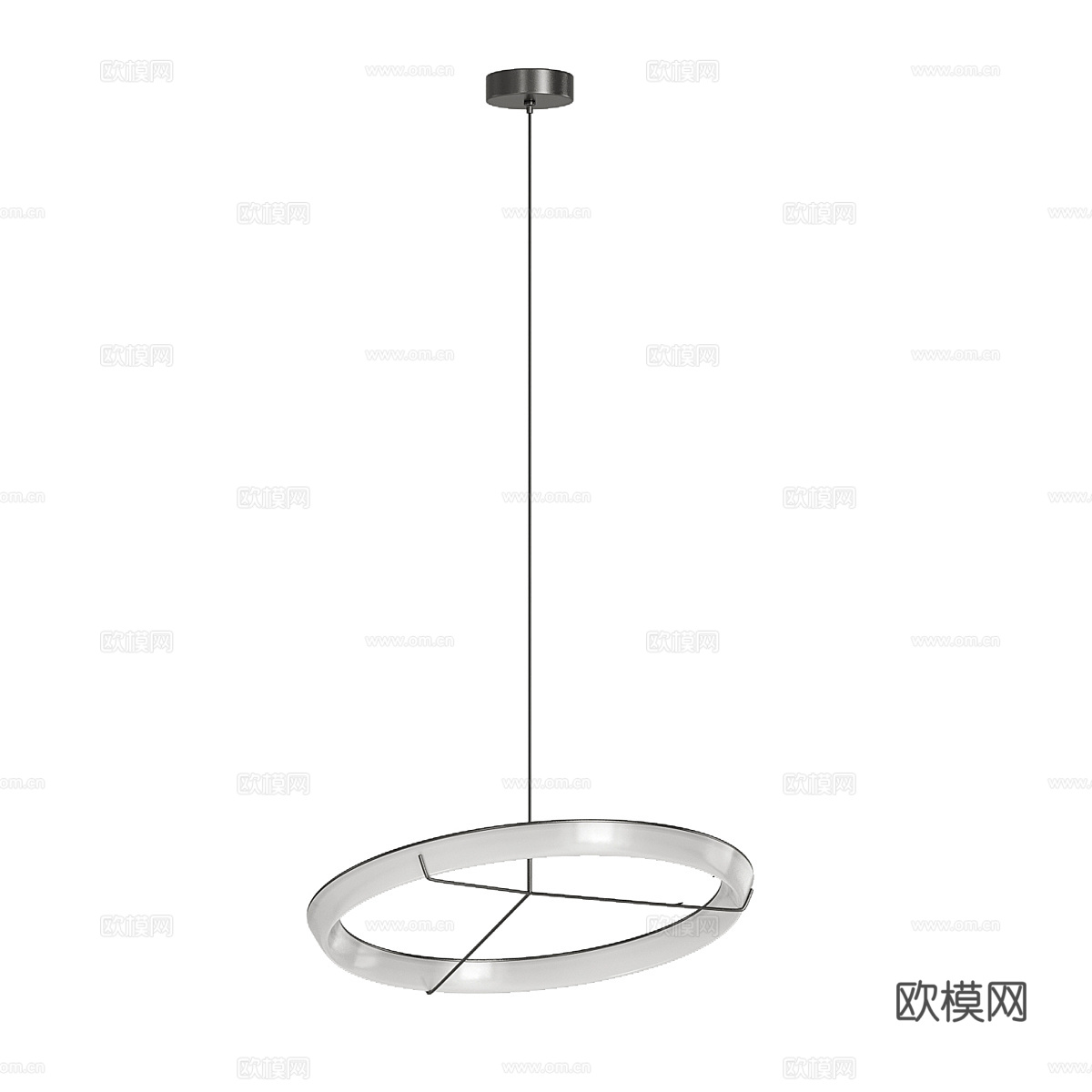 现代轻奢 Bazart 圆形装饰吊灯3d模型