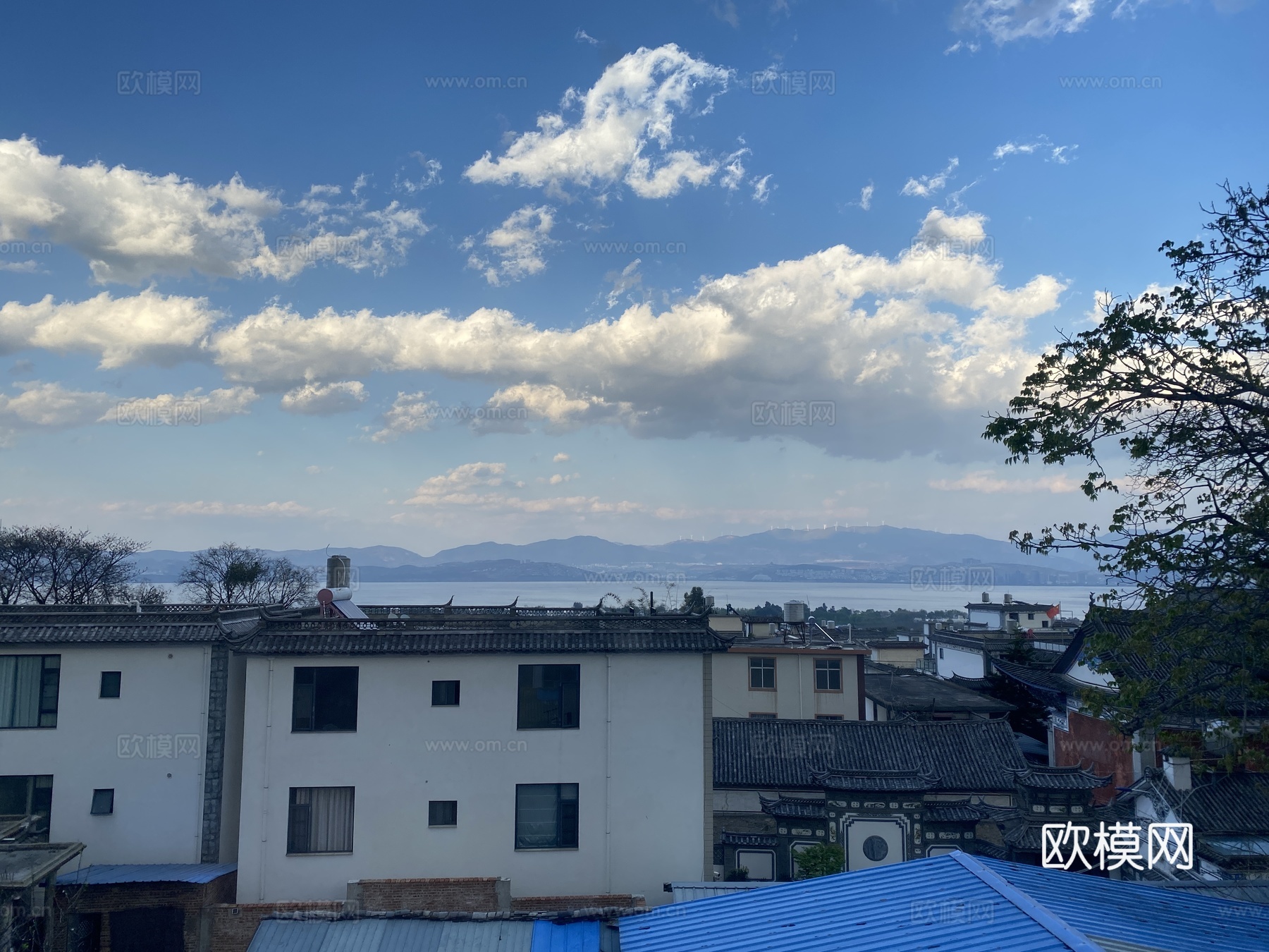 现代窗户外景贴图
