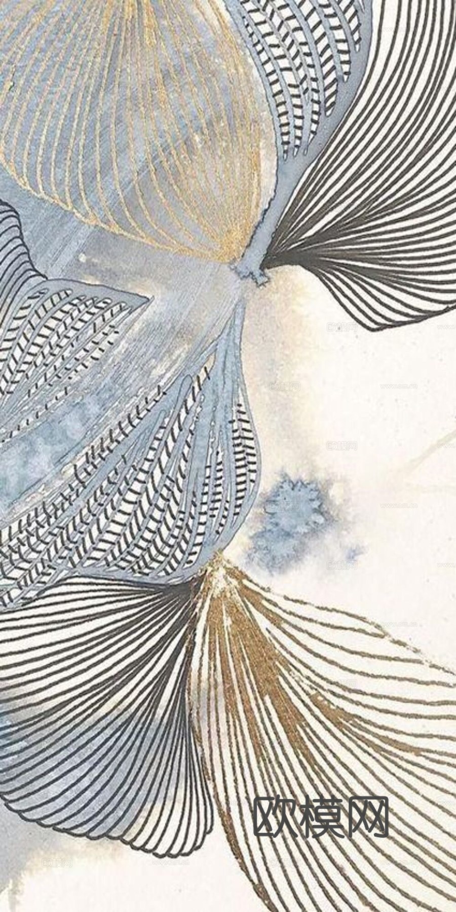 抽象纹理装饰画