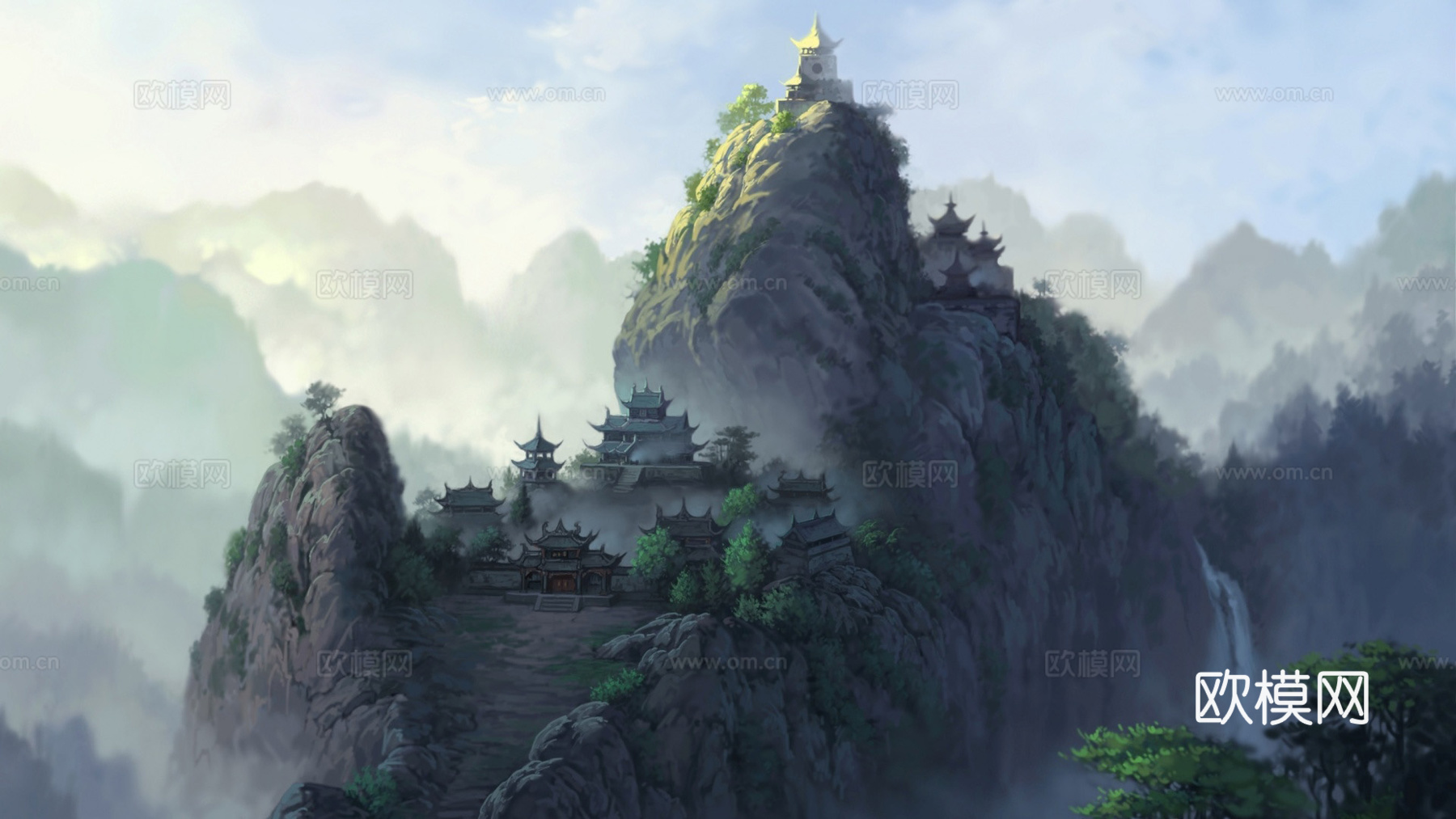 山寺风光