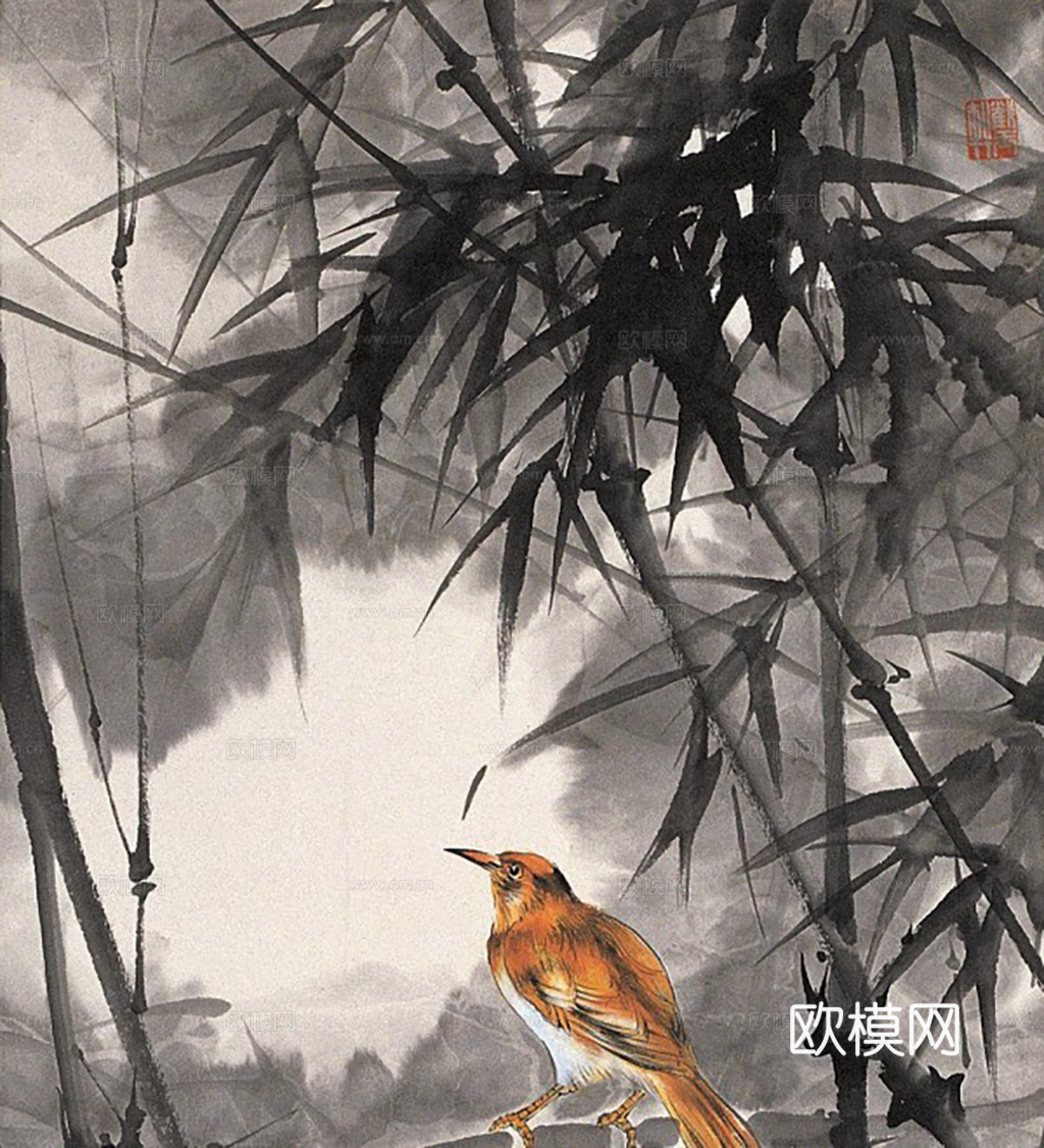 新中式水墨画挂画