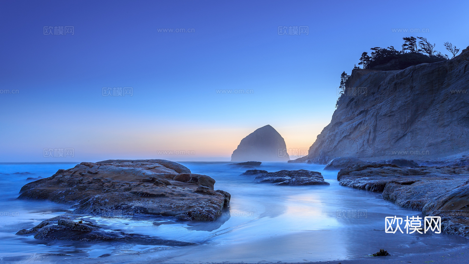 海边日落风景
