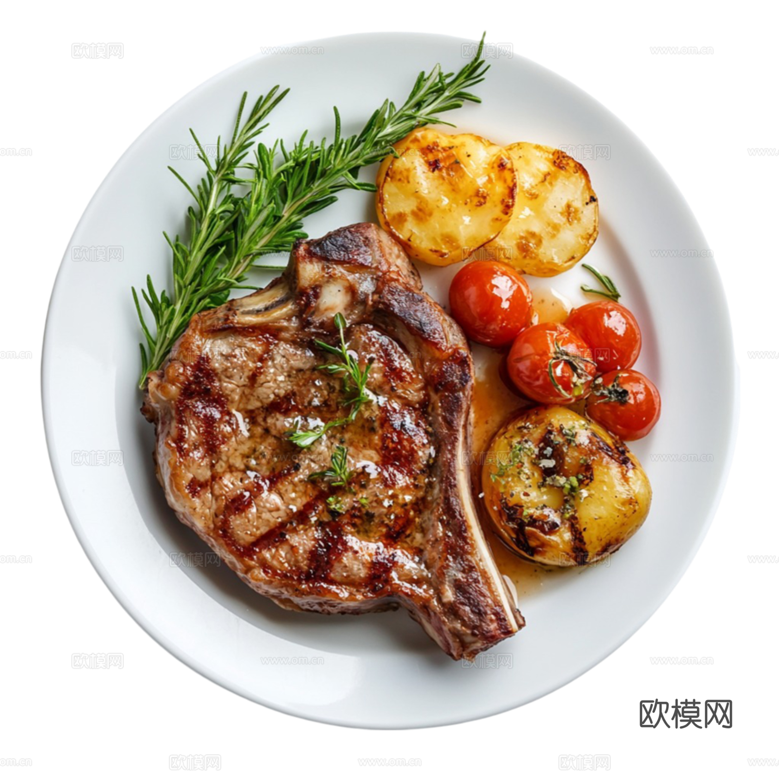 免抠牛排套餐 烤牛排