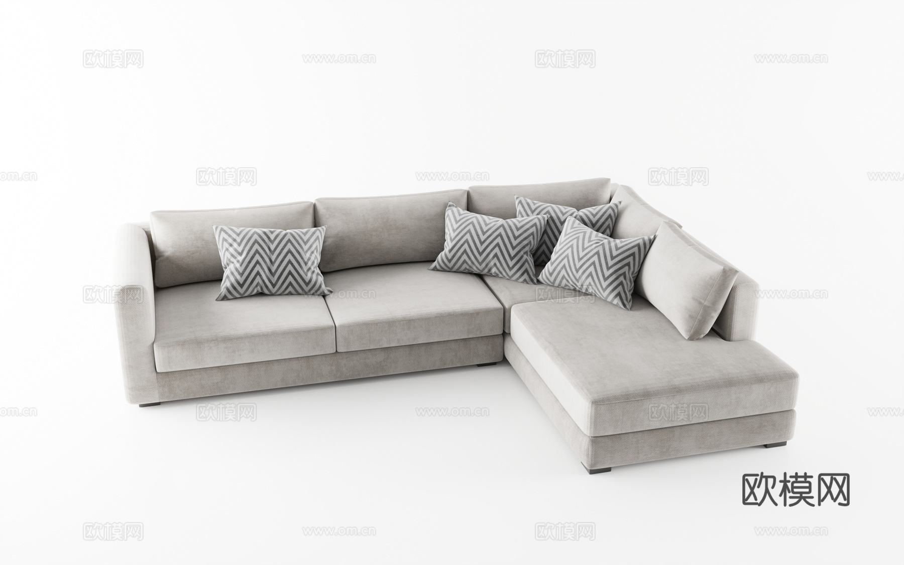 沙发su模型下载（渲染图1）