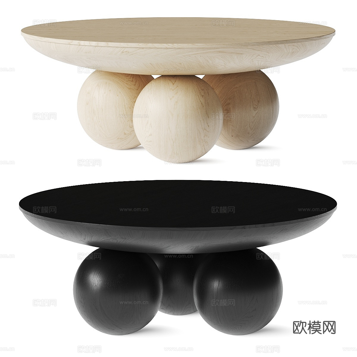 现代意式极简 Anthropologie Sonali 茶几3d模型