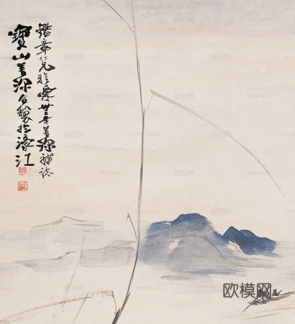 新中式水墨画挂画