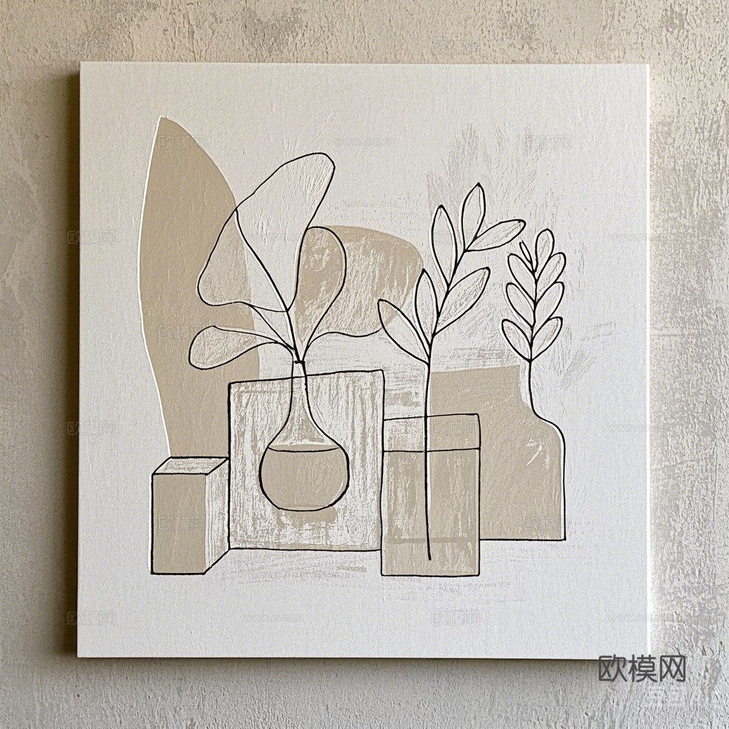 侘寂风挂画