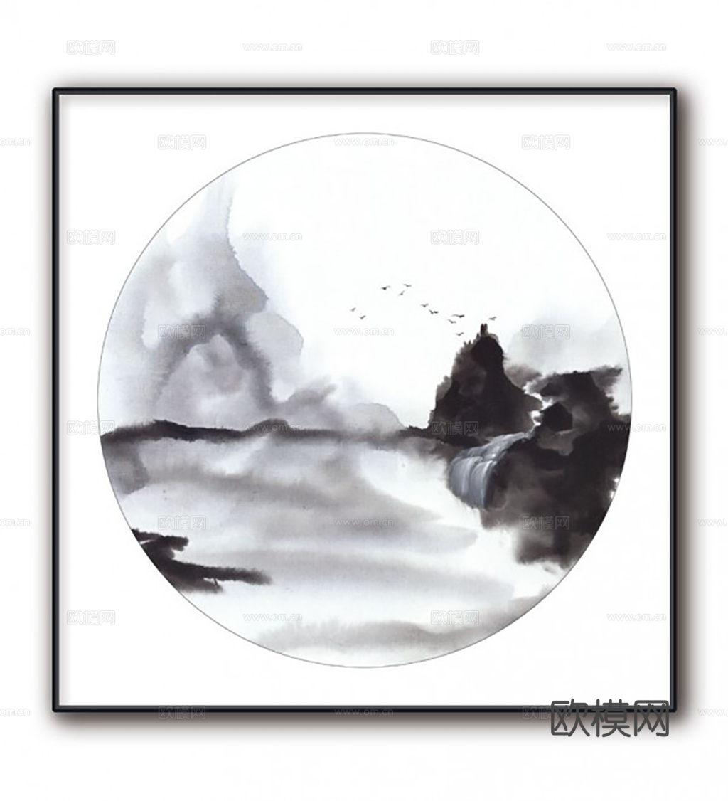 新中式水墨画挂画