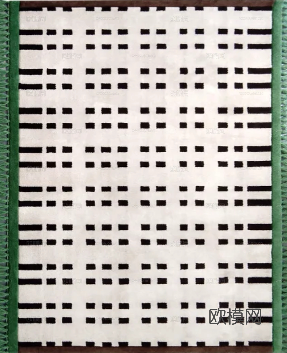中古风手工艺术地毯